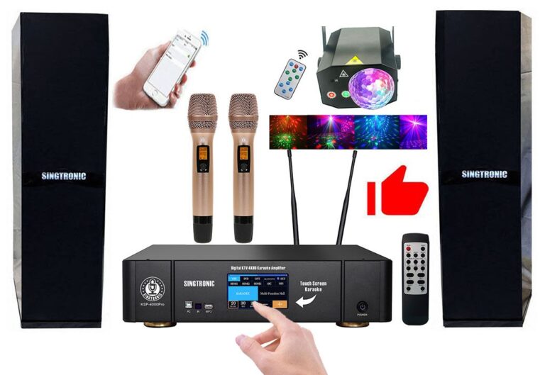 Singtronic Professional 4000W Complete YouTube Karaoke System via
