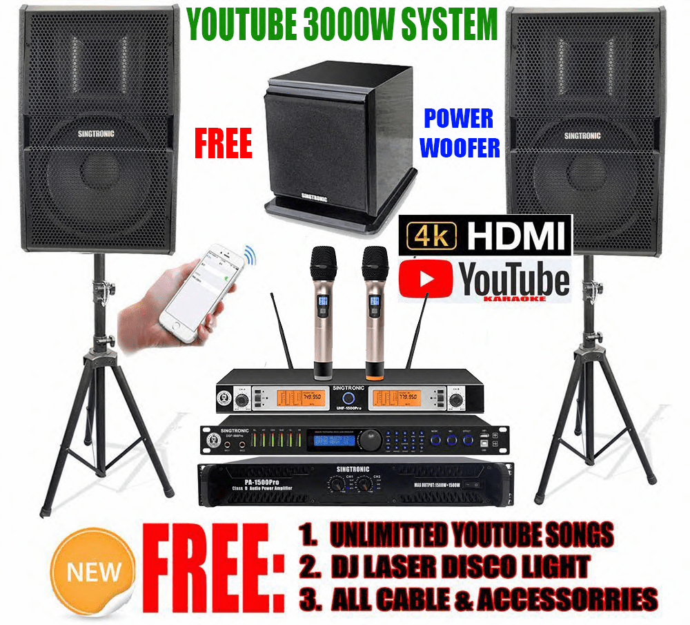 Newest Model: 2020 Youtube Karaoke System by Iphone/Ipad & PC Tablets ...