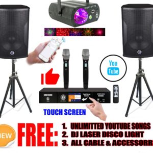 Singtronic L.E.D Party Big Laser Spot Disco Light with Remote Control &  Sync Music Beat Newest: 2020 - Best Vietnamese Karaoke Systems